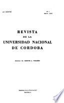 Revista de la Universidad Nacional de Cordoba