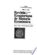 Revista ecuatoriana de historia económica