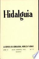 Revista Hidalguía número 11. Año 1955