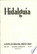 Revista Hidalguía número 127. Año 1974