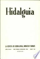 Revista Hidalguía número 163. Año 1980