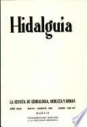 Revista Hidalguía número 166-167. Año 1981