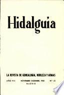 Revista Hidalguía número 43. Año 1960