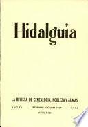 Revista Hidalguía número 84. Año 1967