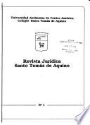 Revista jurídica Santo Tomás de Aquino