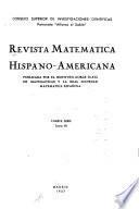 Revista matemática hispano-americana