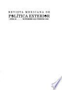 Revista mexicana de política exterior