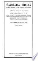 Libro Sagrada Biblia