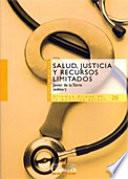 Libro Salud, justicia y recursos limitados