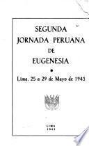 Segunda Jornada Peruana de Eugenesia