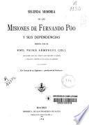 Segunda memoria de las misiones de Fernando Poo y sus dependencias...