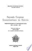 Segundo Congreso Grancolombiano de Historia