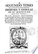 Segundo tomo de la Coleccion de Reales Decretos, Ordenes, y Cedulas de su Magestad... dirigidas á esta Universidad de Salamanca... desde 1770... hasta... 1771