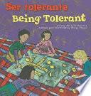 Libro Ser Tolerante/Being Tolerant