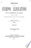 Sesiones de los cuerpos lejislativos de la República de Chile, 1811-1845