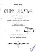 Sesiones de los cuerpos lejislativos de la República de Chile