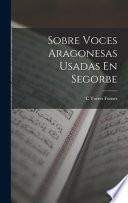 Libro Sobre Voces Aragonesas Usadas En Segorbe