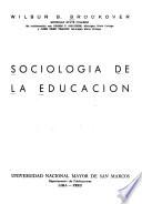 Sociologia de la educacion