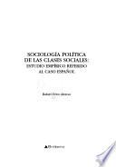 Sociología política de las clases sociales