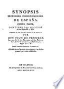 Synopsis histórica chronologica de España