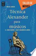 Libro Técnica Alexander para músicos