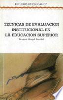 Libro Técnicas de evaluación institucional en la educación superior