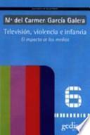 Libro Televisión, violencia e infancia