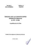 Temática de las constituciones sinodales indianas (S. XVI-XVIII)