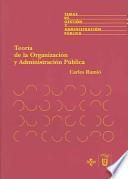 Teoría de la organización y administración pública