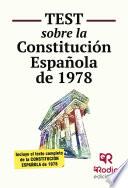 Libro Test sobre la Constitución Española