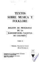 Textos sobre música y folklore: La música en Latinoamerica. La música en Europa