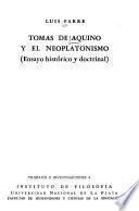 Tomás de Aquino y el neoplatonismo