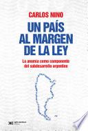 Libro Un país al margen de la ley