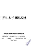 Universidad y legislación