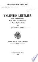 Valentín Letelier y sus continuadores