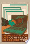 Libro Validez y eficacia de los contratos en páginas webs