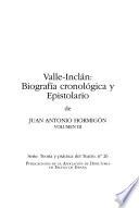 Libro Valle-Inclán: Epistolario