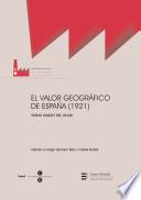 Valor geográfico de España, El (1921)