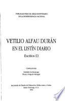 Vetilio Alfau Duran en el Listin diario
