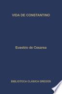 Libro Vida de Constantino