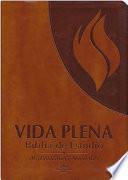 Libro Vida Plena Biblia de Estudio - Actualizada Y Ampliada: Reina Valera 1960