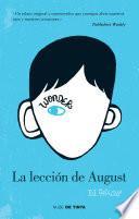 Libro Wonder: La lección de August / Wonder