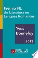 Libro Yves Bonnefoy. Premio FIL de Literatura en Lenguas Romances 2013